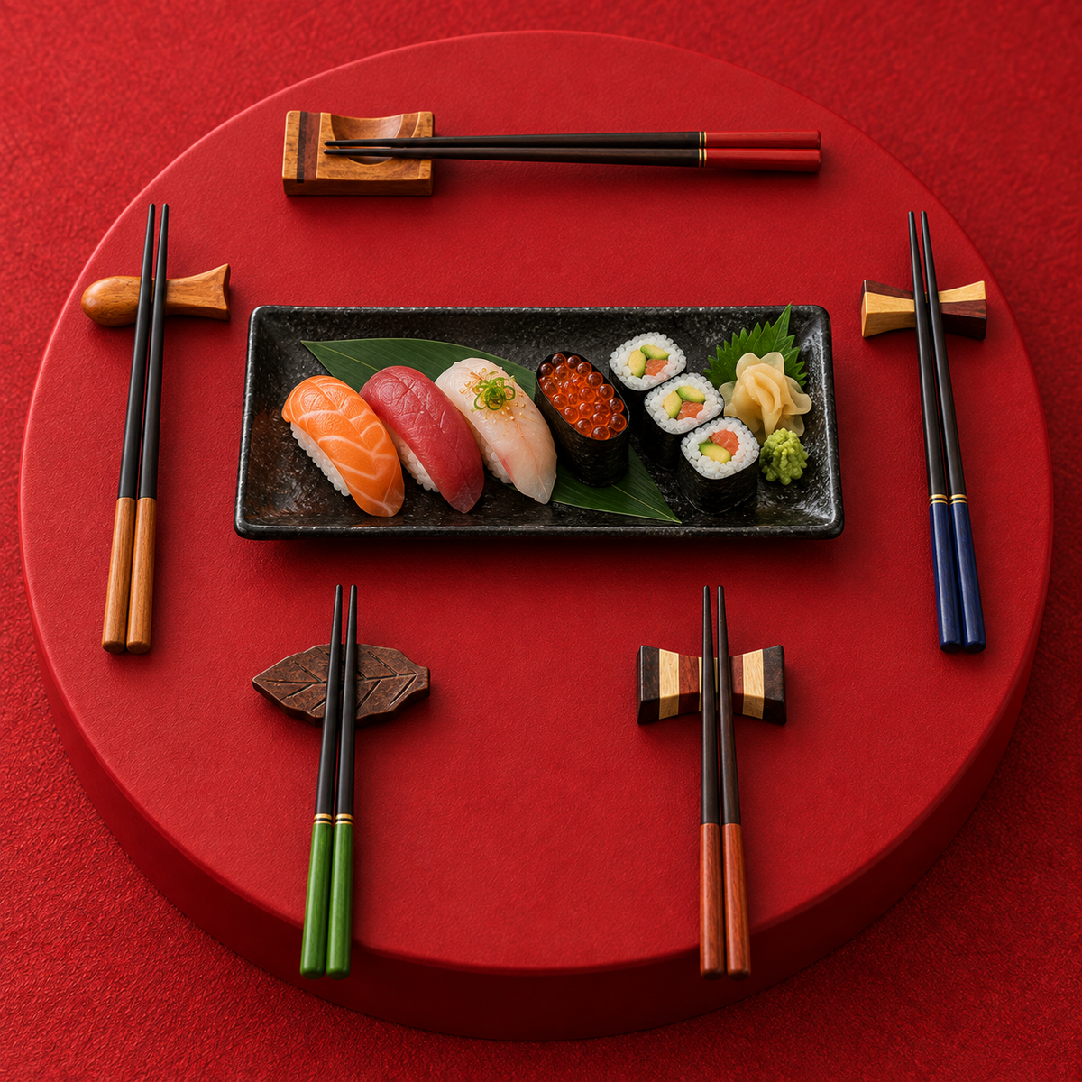 Set Poggia Bacchette Sushi