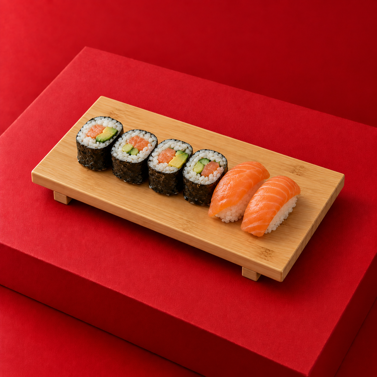 Vassoio da Sushi in Legno Piatto