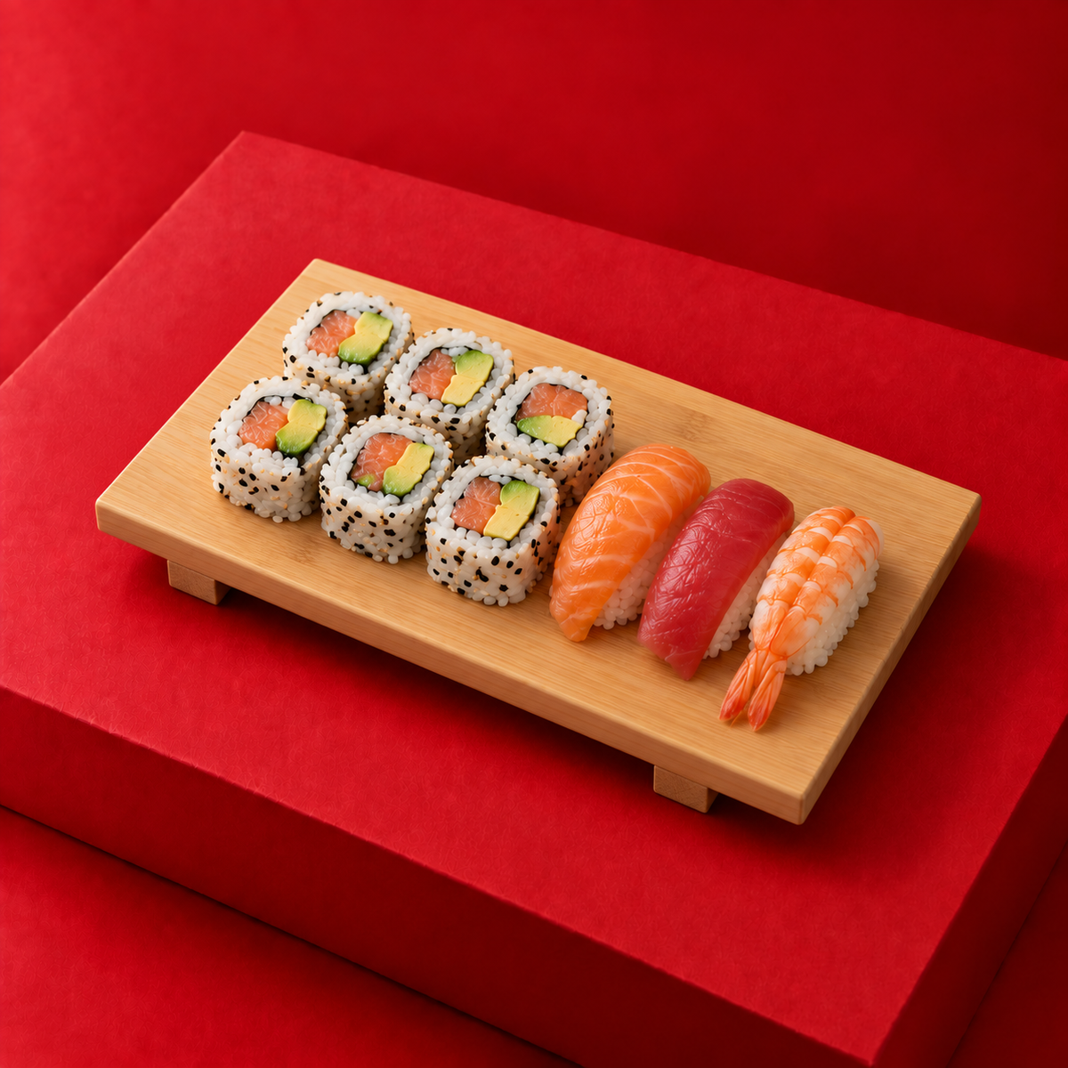 Vassoio da Sushi in Legno Piatto