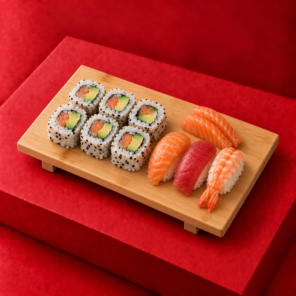 Vassoio da Sushi in Legno Piatto