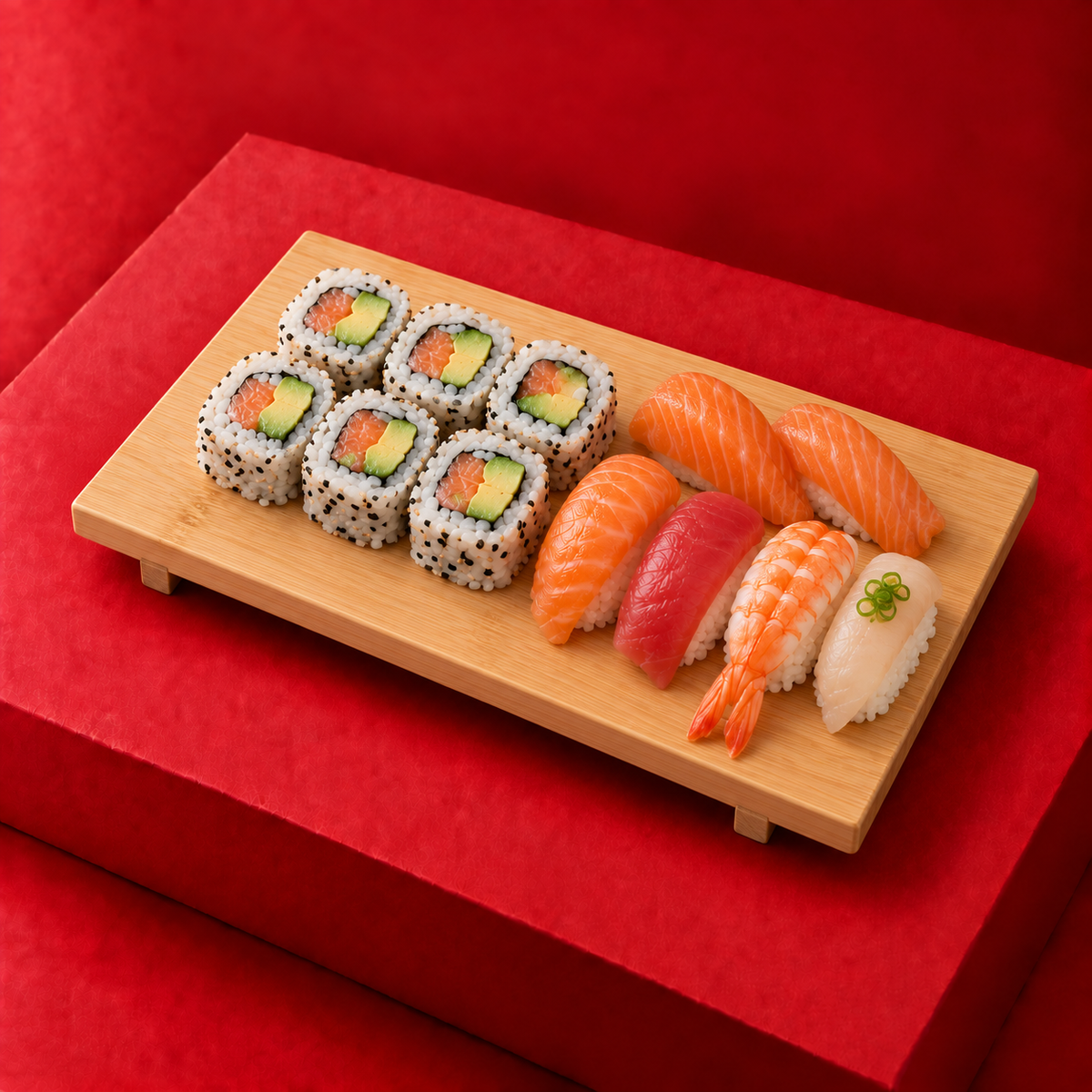 Vassoio da Sushi in Legno Piatto