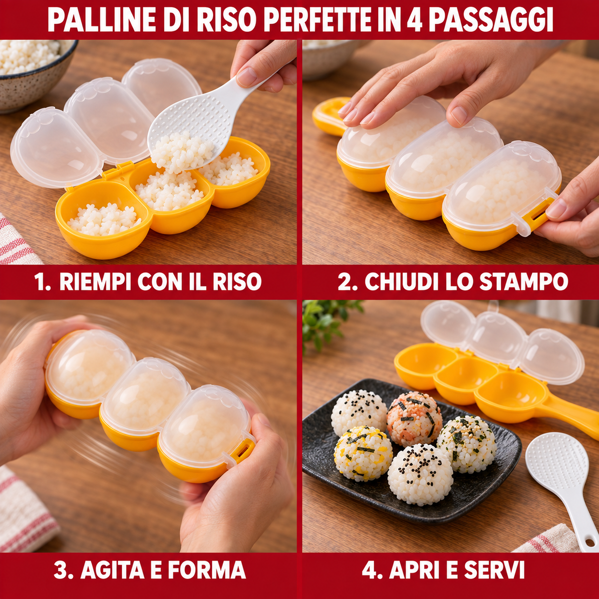Stampo Temari Palline di Riso