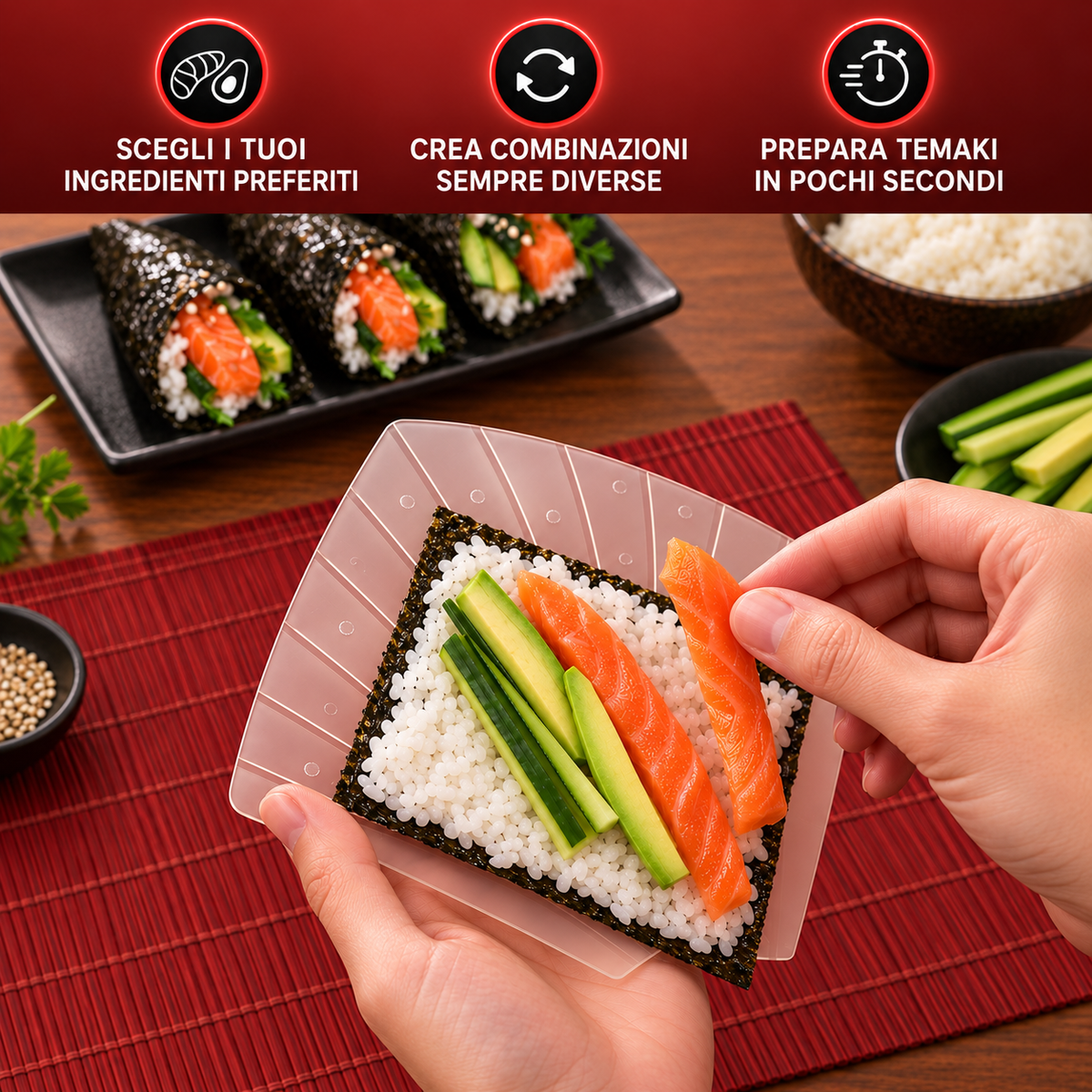 Tappetino per Temaki