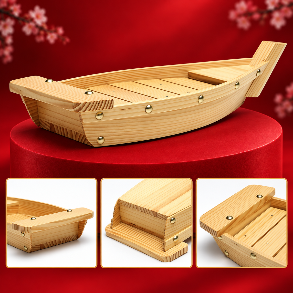 Barca da Sushi in Legno