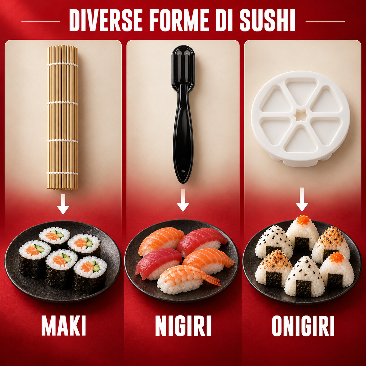 Utilizzo dell’Onigiri Kit Sushingo