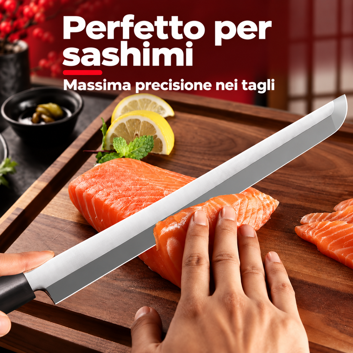 Coltello Yanagiba Giapponese per Sashimi